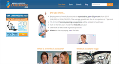 Desktop Screenshot of medicalassistantcareerguide.com